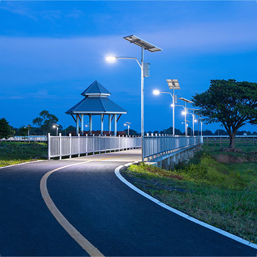 Principle of solar street lamp