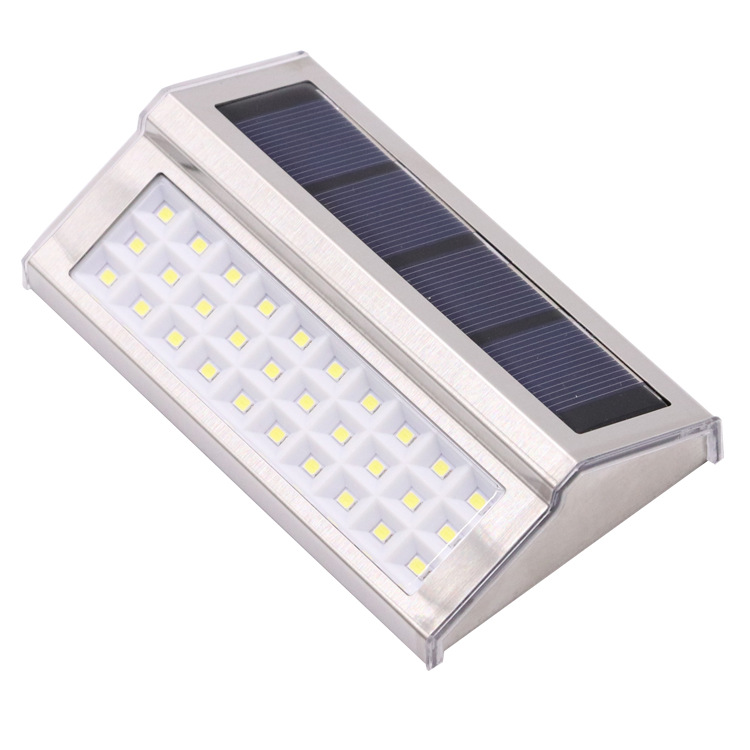 Outdoor LED Stainless Steel Solar Wall Lights