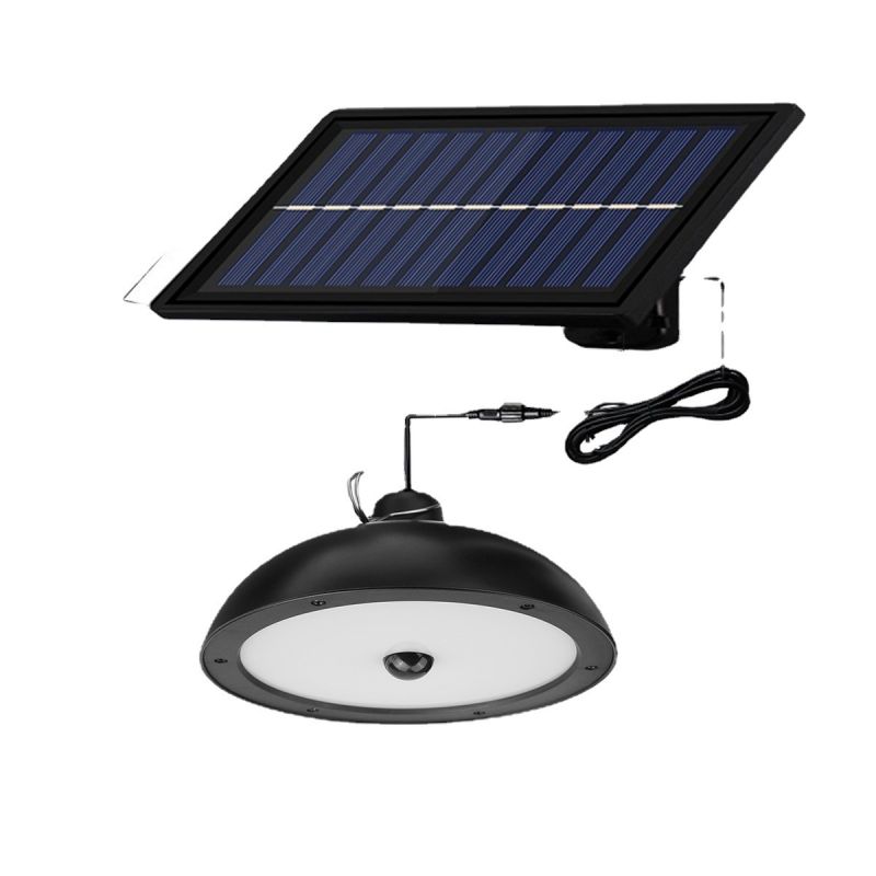 Outdoor Waterproof Courtyard Motion Sensor Retro Double Head Solar Wall Light