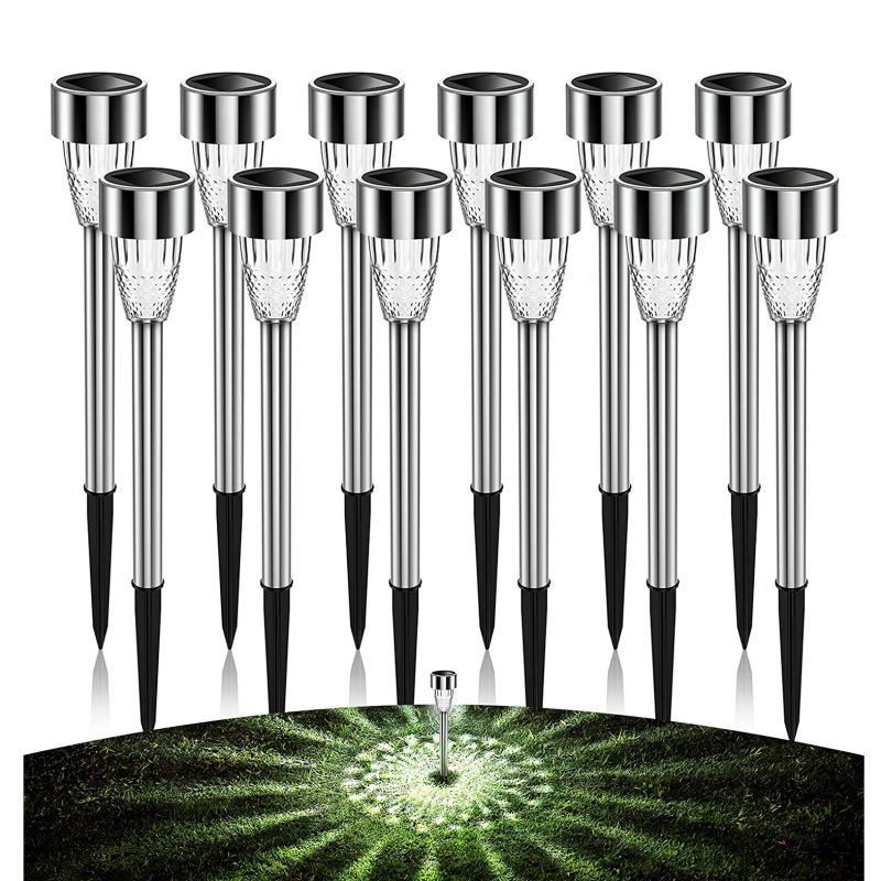 Outdoor Waterproof Stainless Steel Diamond Pathway Lights