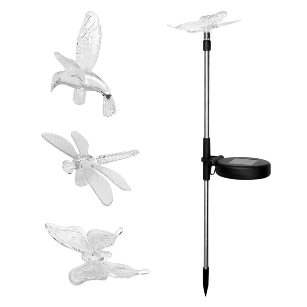 Outdoor Solar Hummingbird Butterfly led stick Light