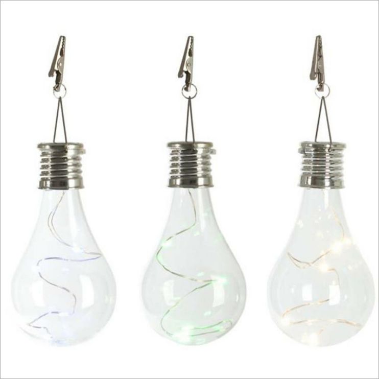 Outdoor Solar Rechargeable Copper Wire Bulbs