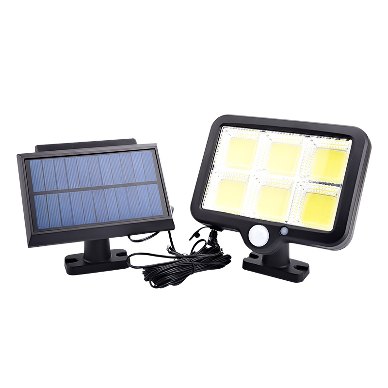 Spotlight Waterproof Body Split Type Outdoor Security Sensor Motion 150led Solar Wall Lights